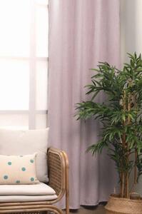 Κουρτίνα Με Τρουκς Polyester 140x260εκ. Loria Pink Palamaiki