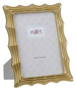 Κορνίζα Polyresin Χρυσή inart 15x20εκ. 3-30-167-0052