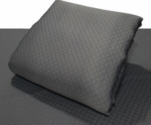 Κουβέρτα Πικέ Polyester Μονή 170x260εκ. Dark Grey