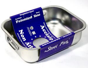 Ταψί Αντικολλητικό Ανοξείδωτο 18/10 Patented Steel Pan 30x22εκ. ST11161000