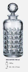 Καράφα Κρυστάλλινη Bohemia Diamond 700ml CTB03102300