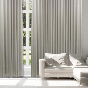 Κουρτίνα Χαμηλής Σκίασης Με Τρουκς Polyester 300x265εκ. Curtain Line 2221 Γκρι Das Home