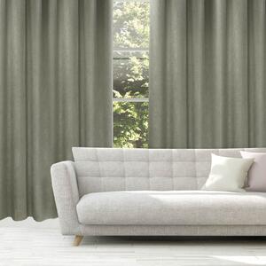 Κουρτίνα Συσκότισης Με Τρουκς Polyester 140x270εκ. Curtain Line 2248 Ανθρακί Das Home