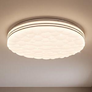 Reality Leuchten Φωτιστικό οροφής LED Tiger RGB CCT Starlight effect, ρυθμιζόμενος, Λευκό, Σαλόνι / τραπεζαρία, Πλαστικό, σύγχρονο