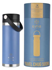 Θερμός Ανοξείδωτος Travel Chug Denim Blue Save The Aegean Estia 500ml-7x7x21,4εκ. 01-17774