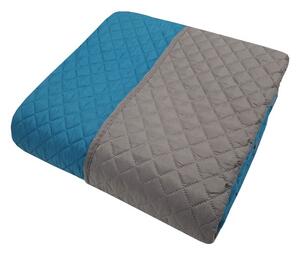 Κουβερλί Microfiber Ultrasonic Extra Υπέρδιπλο 240x260εκ. Γκρι-Πετρόλ