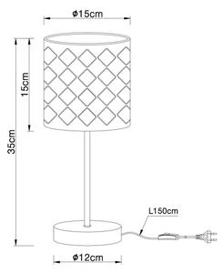 Globo 15584T - Επιτραπέζια λάμπα CINDY 1xE14/40W/230V