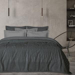 Κουβέρτα Βελουτέ Ανάγλυφη Μονή 160x240εκ. Blankets 1349 Γραφίτης Das Home