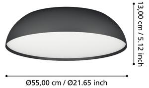 Eglo 900407 - LED RGBW Dimmable φωτιστικό οροφής TOLLOS-Z 3xLED/11W/230V