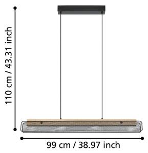 Eglo 900702 - LED RGBW Κρεμαστό φωτιστικό οροφής ντιμαριζόμενο KOKOMO-Z LED/34W/230V