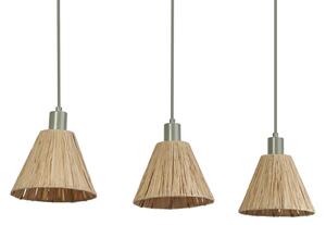 Ledvance - Κρεμαστό φωτιστικό οροφής DECOR RAFFIA 3xE27/15W/230V ίνες raffia