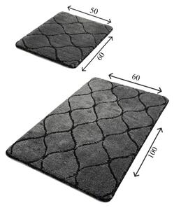 ΣΕΤ 2x Πατάκι μπάνιου INFINITY 60/100 cm ανθρακί