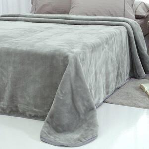 Κουβέρτα Velour Μονή 160x220εκ. Tyrol Grey SB HOME