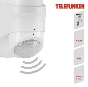 Telefunken 304306TF - Επιτοίχιο φωτιστικό εξωτερικού χώρου LED με αισθητήρα LED/16W/230V IP44