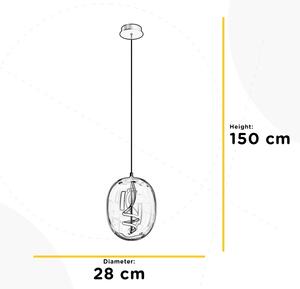 ONLI - Κρεμαστό φωτιστικό οροφής LED LILLY LED/12W/230V 4000K μαύρο