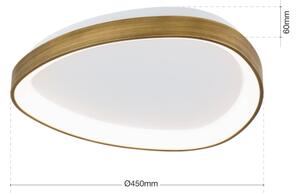 Orion DL 7-696/45 - Φωτιστικό οροφής LED CHARLIE LED/35W/230V διάμετρος 45 cm χρυσό