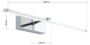 Orion WA 2-1333 - Φωτιστικό πίνακα LED PUBLIO LED/10W/230V 50 cm γυαλιστερό χρώμιο