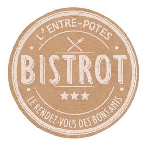 Σουπλά Bistrot Jute Μπεζ DiMo Φ38εκ. DIC0046092