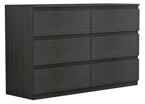 Συρταριέρα Cindy 6 συρταριών wenge 120x40x75εκ Model: 230-000024