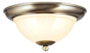 Orion DL 7-675/27-Φωτιστικό οροφής AUSTRIAN OLD LAMP 2xE27/60W/230V μπρονζέ/μπεζ