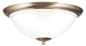 Orion DL 7-677/50 - Φωτιστικό οροφής AUSTRIAN OLD LAMP 3xE27/60W/230V μπρονζέ/λευκό