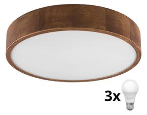 Brilagi - LED Φωτιστικό οροφής CARVALHO 3xE27/60W/230V δρυς διάμετρος 47 cm