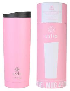 ΘΕΡΜΟΣ TRAVEL MUG SAVE THE AEGEAN 450ml BLOSSOM ROSE ESTIA 01-20354