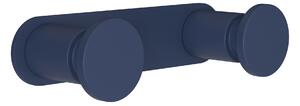 Κρεμάστρα Τοίχου 2 Θέσεων Ανοξείδωτη Matt Navy Blue Pam & Co 12x3,5x2,5εκ. 70-203