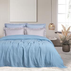 Κουβέρτα Polycotton Μονή 160x240εκ. Blankets 0489 Μπλε Das Home