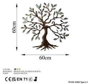 Διακοσμητικό τοίχου 60x60 cm δέντρο μεταλλικό