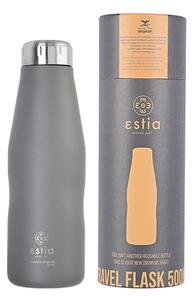 Μπουκάλι Θερμός Travel Flask Save The Aegean Fjord Grey 500ml - Estia