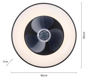 JUST LIGHT. 14644-18 -Φωτιστικό οροφής LED με ανεμιστήρα VENIKA LED/36W/230V+RC