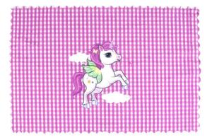 Σουπλά Παιδικό Polyester 35x50εκ. Unicorn 107 Λιλά DimCol