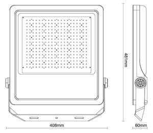 Προβολέας εξωτερικού χώρου LED PROFI PLUS LED/300W/230V 5000K IP66