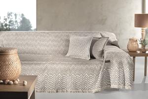 Ριχτάρι Πολυθρόνας Polycotton Chenille Marvin Natural 180x150εκ. Guy Laroche