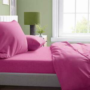 Σεντόνι Μεμονωμένο Βαμβακερό King Size Solid 499 240X270 Fuchsia DimCol