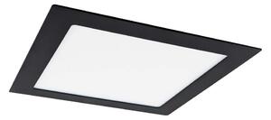 Χωνευτό Φωτιστικό LED VEGA LED/12W/230V 2900/3900/5800K 17,5x17,5 cm μαύρο