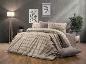 Σετ Σεντόνια 3τμχ Polycotton Μονά 160x240εκ. Αρίσβη 470 Beige DimCol