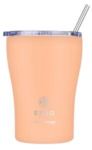 Θερμός-Ποτήρι Ανοξείδωτο Coffee Mug Peach Fuzz Save The Aegean Estia 350ml-9x13εκ. 01-23416