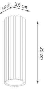 Sollux SL.1550 - Φωτιστικό σποτ KARBON 1xGU10/10W/230V 20 cm χρυσό