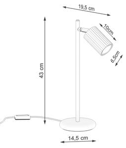 Sollux SL.1643 - Eπιτραπέζιο φωτιστικό KARBON 1xGU10/10W/230V κόκκινο