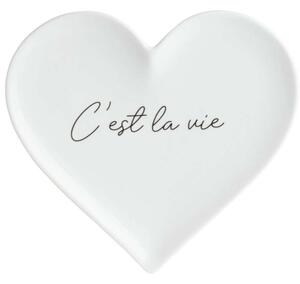 Πιάτο C'est La Vie RD0017017 15,5x15,1x1,2cm White-Black Raeder