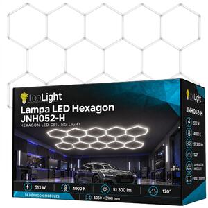 Φωτιστικό LED HEXAGON JNH052-H White