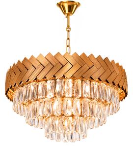 Κρυστάλλινο Κρεμαστό Φωτιστικό APP1942-3CP 50cm Gold
