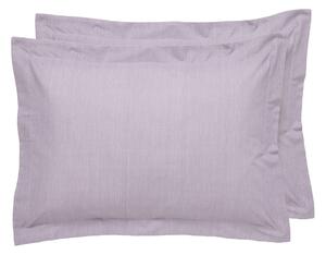 Ζεύγος Μαξιλαροθήκες Oxford (50x70) Das Home Casual Prints 5449 Lilac