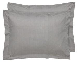 Ζεύγος Μαξιλαροθήκες Oxford (50x70) Das Home Casual Prints 5452 Grey