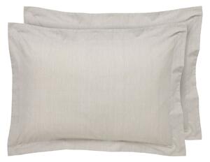 Ζεύγος Μαξιλαροθήκες Oxford (50x70) Das Home Casual Prints 5445 Taupe