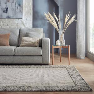Χαλί Bobble Wool Border Μπλε 120X170 cm, Flair Rugs