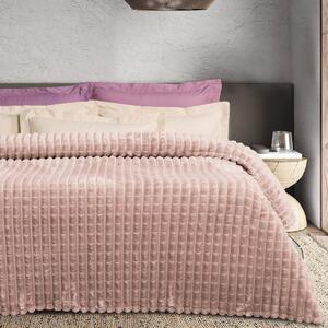 Κουβέρτα Fleece Μονή (160x220) Das Home 1388 Nude