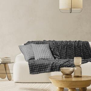 Κουβέρτα Καναπέ Fleece (130x170) Das Home 1390 Dark Grey